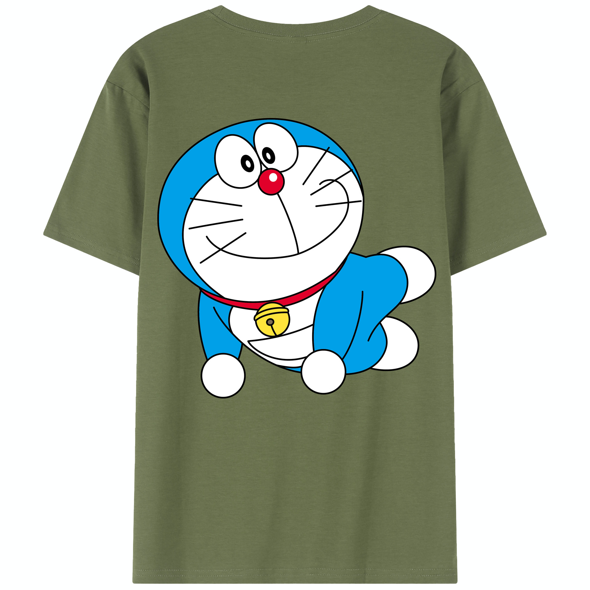 （画像用） ドラえもん Doraemon 綿100％半袖Tシャツ（背面プリント）